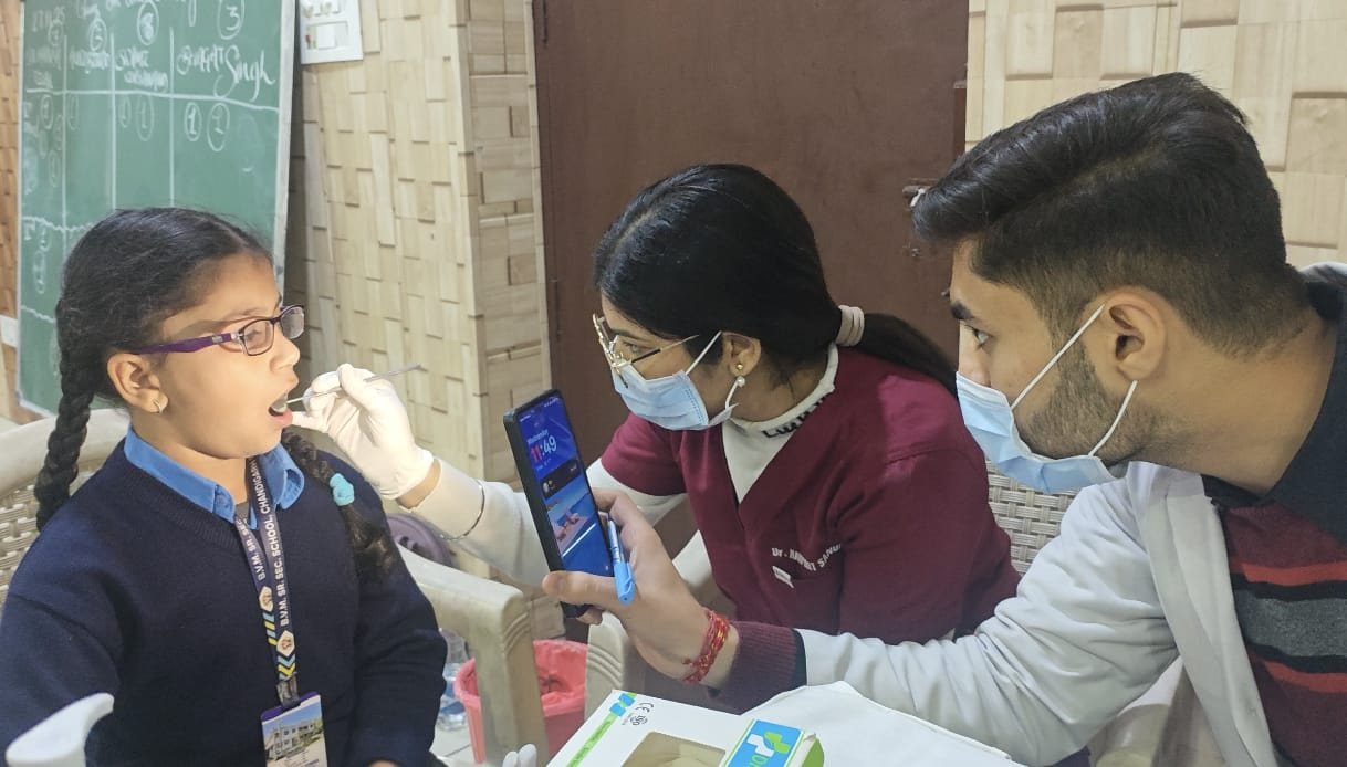Dental Check-Up Camp at BVM Sec-39